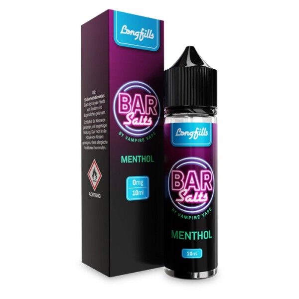 Aroma (Longfill) Bar Salts - Menthol Vampire Vape 10ml (60ml Flasche)