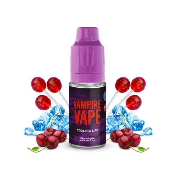 Liquid Cool Red Lips Vampire Vape 10ml