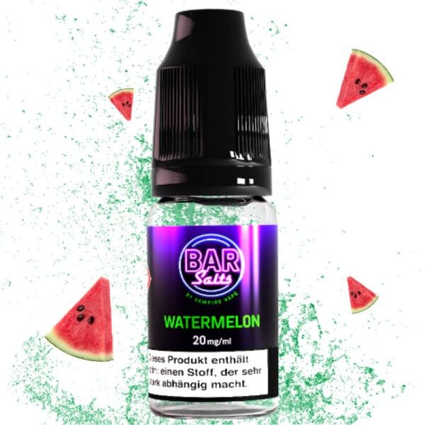 Liquid Nikotinsalz Bar Salts - Watermelon Vampire Vape 10ml