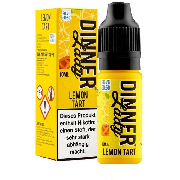 Liquid Dessert 50/50 - Lemon Tart Dinner Lady 10ml