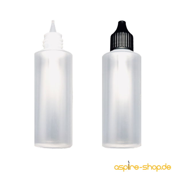 Liquidflasche 60ml LDPE rund mit Deckel