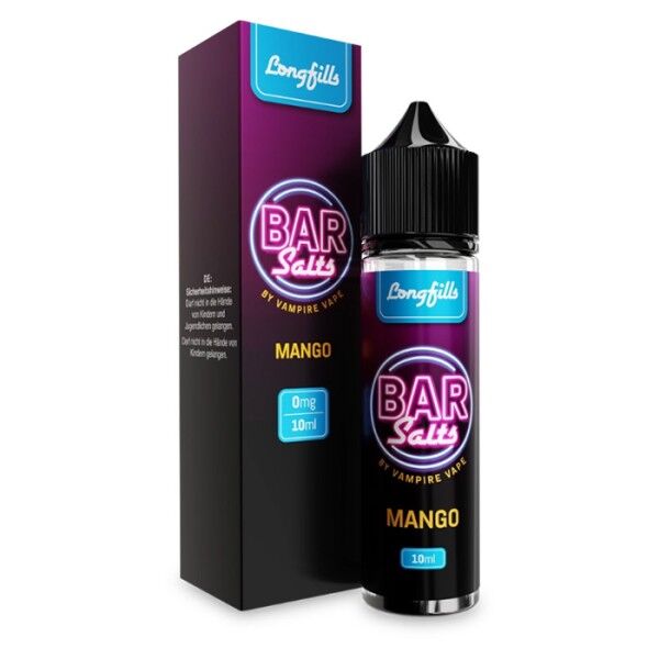 Aroma (Longfill) Bar Salts - Mango Vampire Vape 10ml (60ml Flasche)