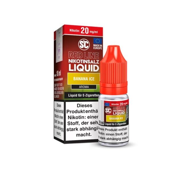 Liquid Nikotinsalz Red Line Banana Ice SC 10ml