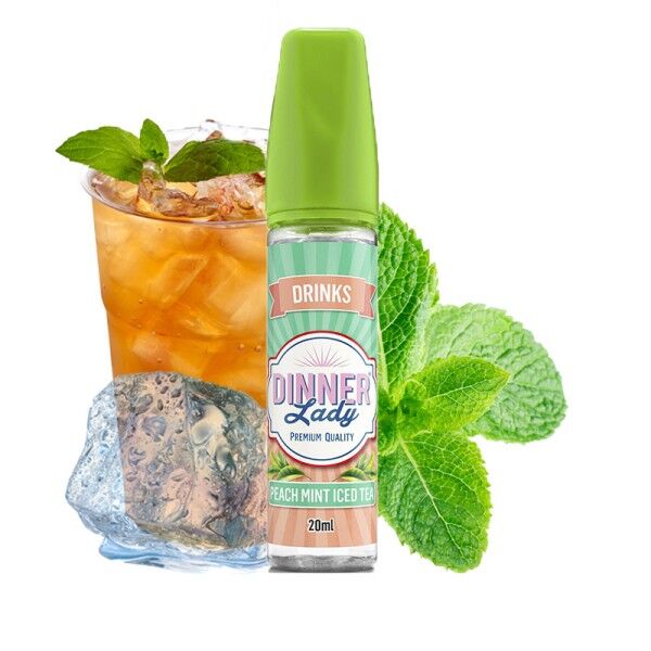 Aroma (Longfill) Peach Mint Iced Tea Dinner Lady (60ml Flasche)