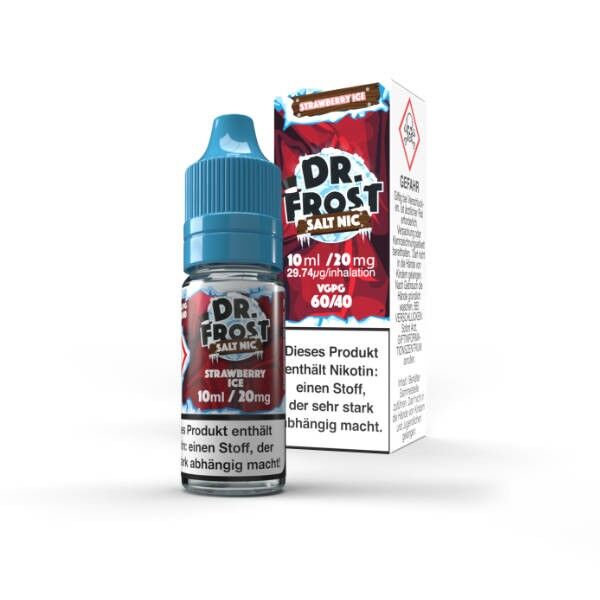 Liquid Nikotinsalz Ice Cold - Strawberry Dr. Frost 10ml 20mg/ml