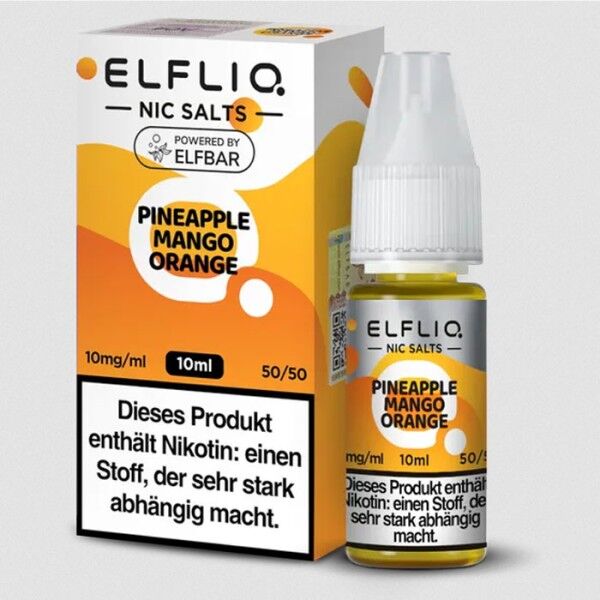 Liquid Nikotinsalz Pineapple Mango Orange ELFLIQ 10ml