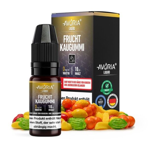 Liquid Nikotinsalz Fruchtkaugummi Avoria 10ml