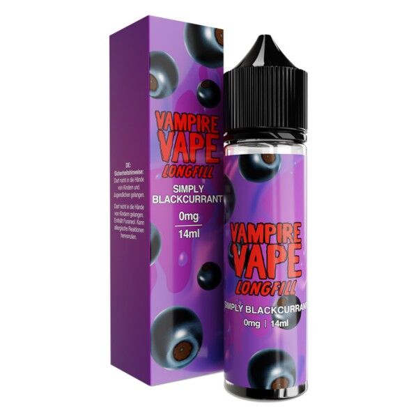 Aroma (Longfill) Vampire Vape - Simply Blackcurrant 14ml (60ml Flasche)