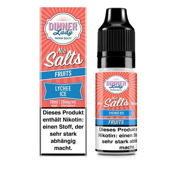 Liquid Nikotinsalz 50/50 - Lychee Ice Dinner Lady 10ml