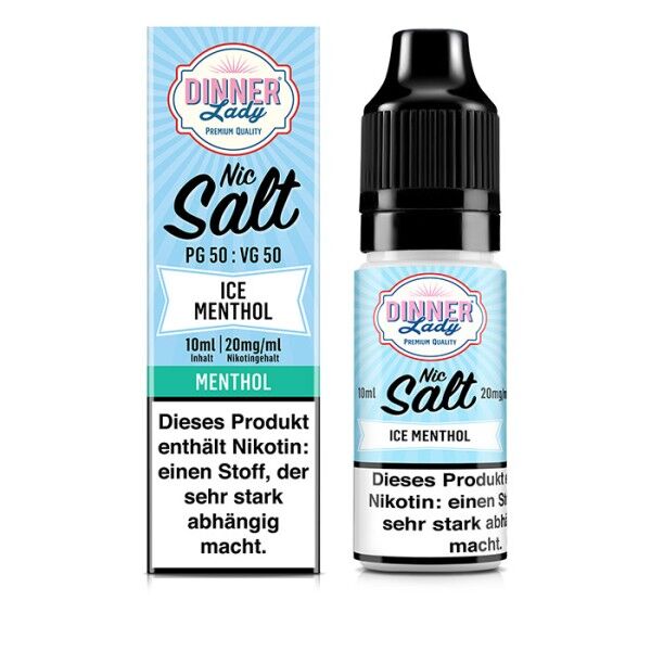 Liquid Nikotinsalz 50/50 - Ice Menthol Dinner Lady 10ml