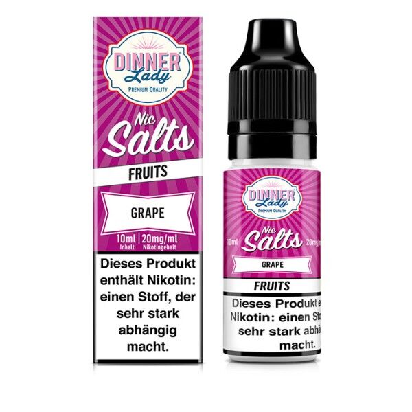 Liquid Nikotinsalz 50/50 - Grape Dinner Lady 10ml