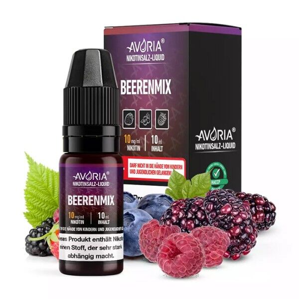 Liquid Nikotinsalz Beerenmix Avoria 10ml