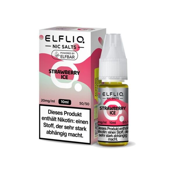 Liquid Nikotinsalz Strawberry Ice ELFLIQ 10ml