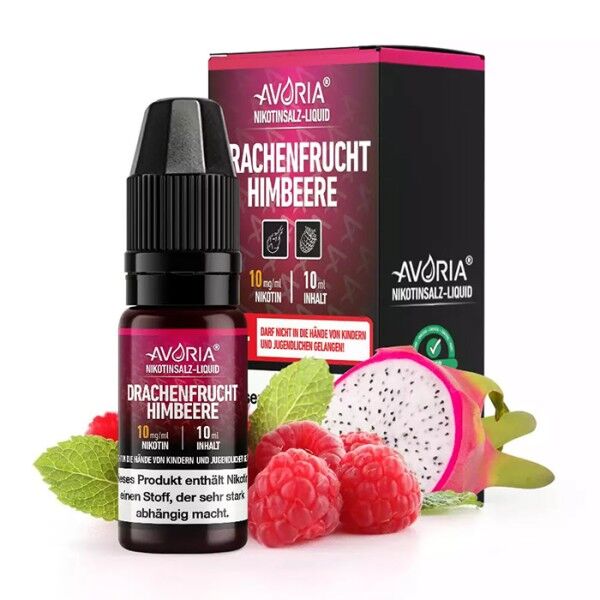 Liquid Nikotinsalz Drachenfrucht Himbeere Avoria 10ml