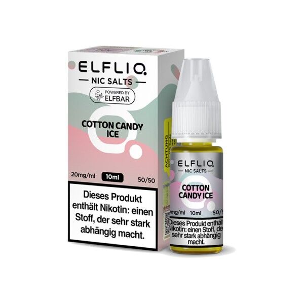 Liquid Nikotinsalz Cotton Candy Ice ELFLIQ 10ml