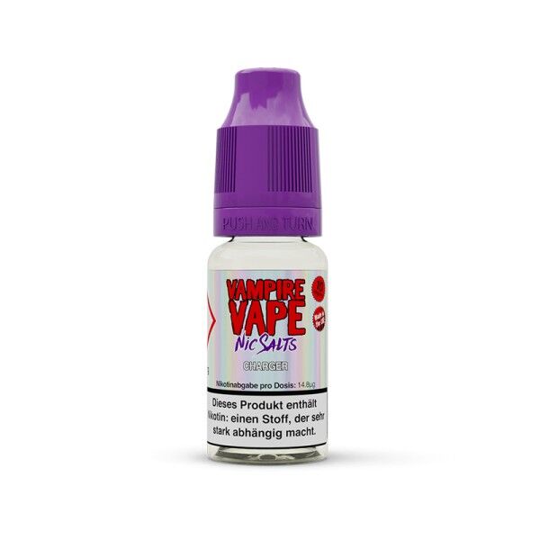 Liquid Nikotinsalz Charger Vampire Vape 10ml 20mg/ml