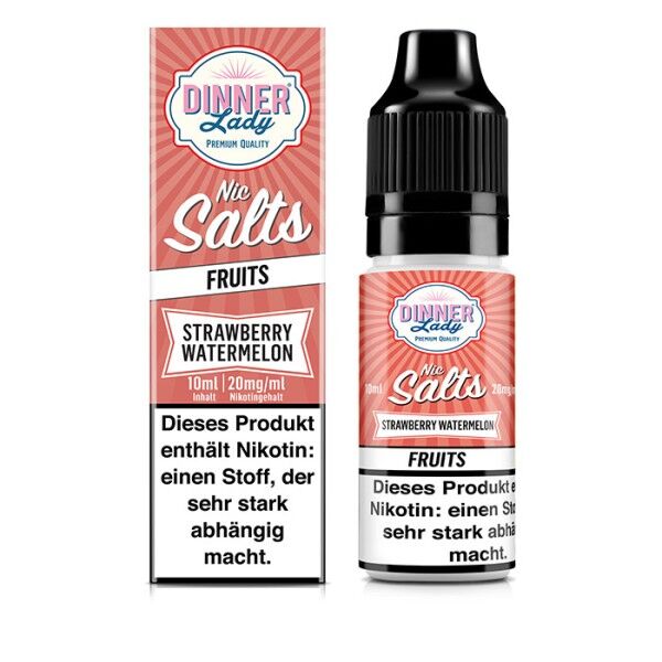 Liquid Nikotinsalz 50/50 - Strawberry Watermelon Dinner Lady 10ml