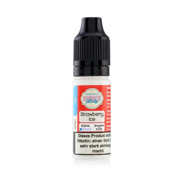 Liquid ICE 50/50 - Strawberry ICE Dinner Lady 10ml