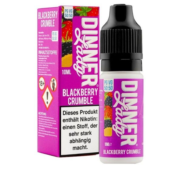 *ABVERKAUF* Liquid Dessert 50/50 - Blackberry Crumble Dinner Lady 10ml