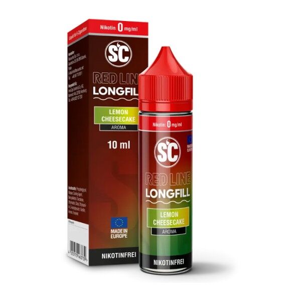 Aroma (Longfill) Lemon Cheesecake SC Red Line 10ml (60ml Flasche)