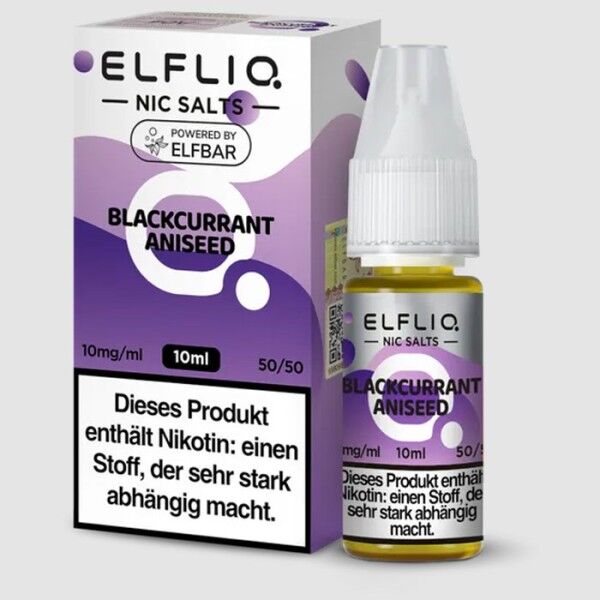 Liquid Nikotinsalz Blackcurrant Aniseed ELFLIQ 10ml