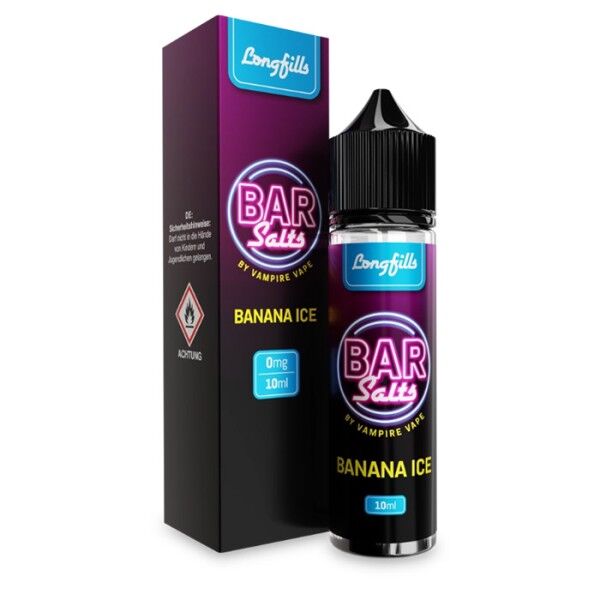 Aroma (Longfill) Bar Salts - Banana Ice Vampire Vape 10ml (60ml Flasche)