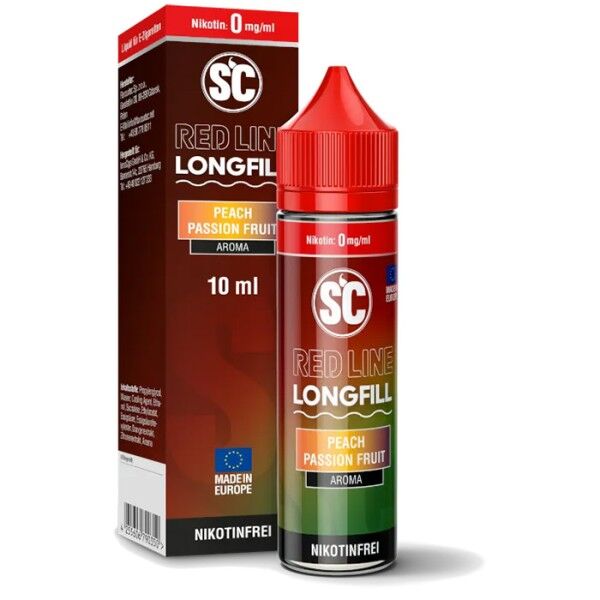 Aroma (Longfill) Peach Passion Fruit SC Red Line 10ml (60ml Flasche)