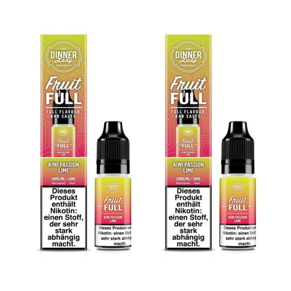 Liquid Nikotinsalz Fruit Full - Kiwi Passion Lime Dinner Lady 10ml