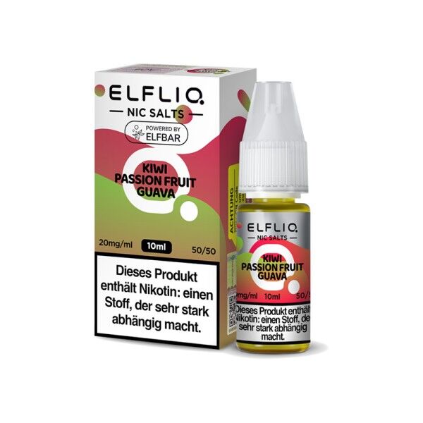 Liquid Nikotinsalz Kiwi Passion Fruit Guava ELFLIQ 10ml