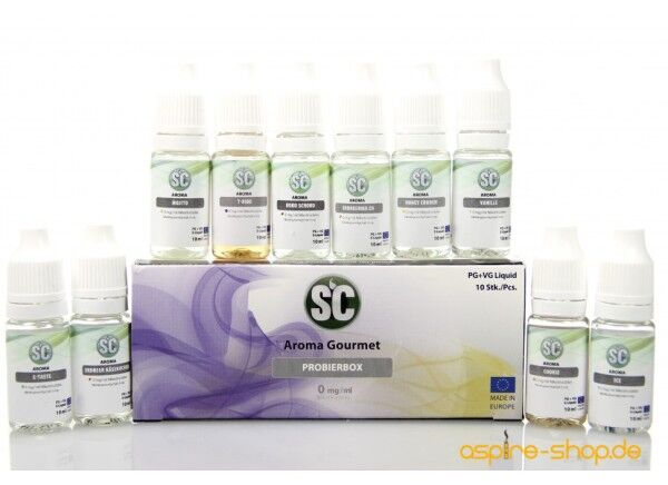 Liquid Probierbox Gourmet SC 10 x 10ml