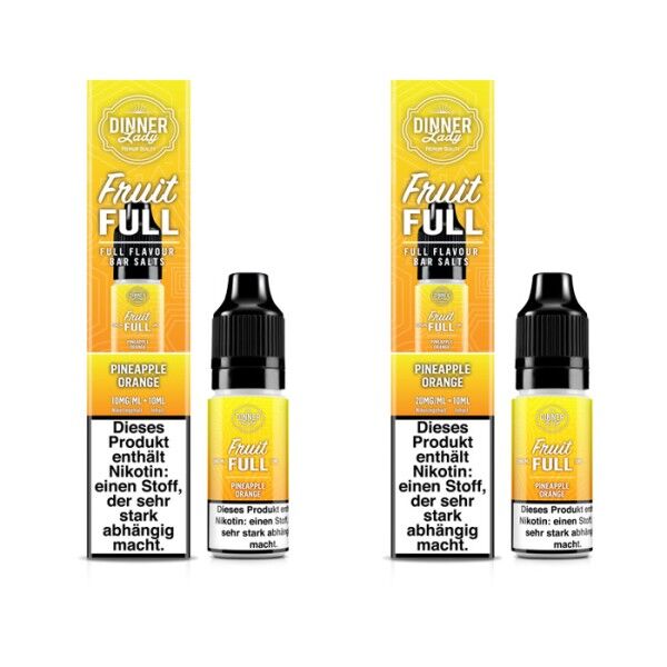 Liquid Nikotinsalz Fruit Full - Pineapple Orange Dinner Lady 10ml