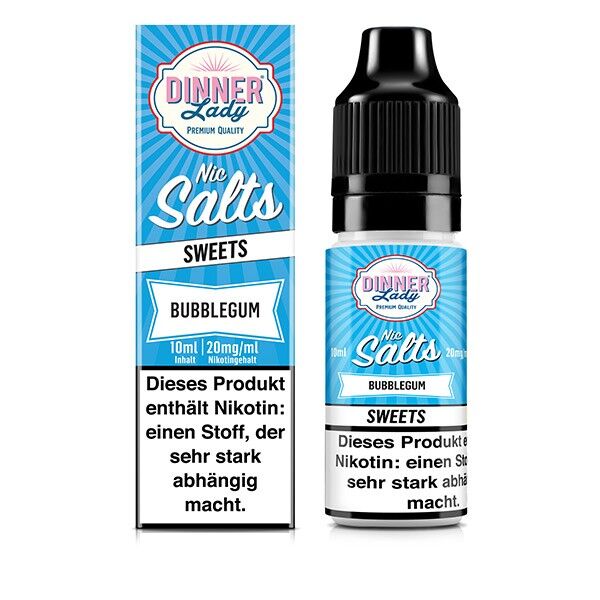 Liquid Nikotinsalz 50/50 - Bubblegum Dinner Lady 10ml