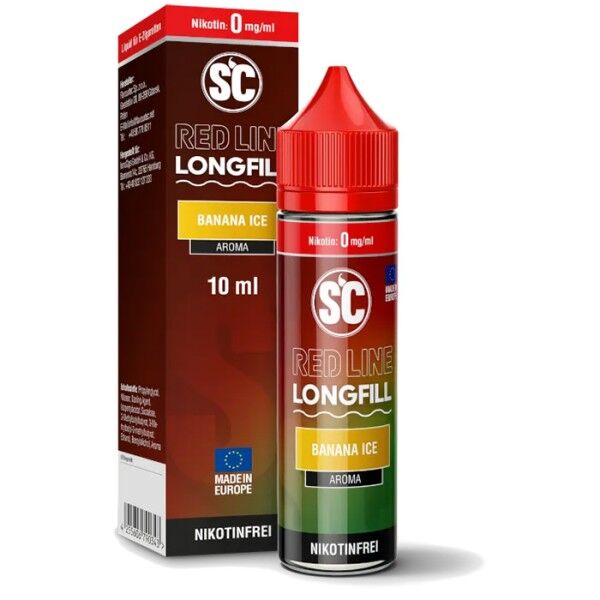 Aroma (Longfill) Banana Ice SC Red Line 10ml (60ml Flasche)