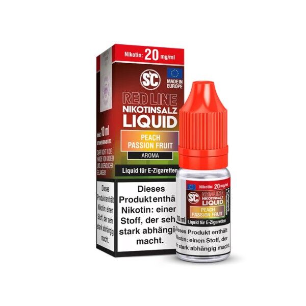 Liquid Nikotinsalz Red Line Peach Passion Fruit SC 10ml