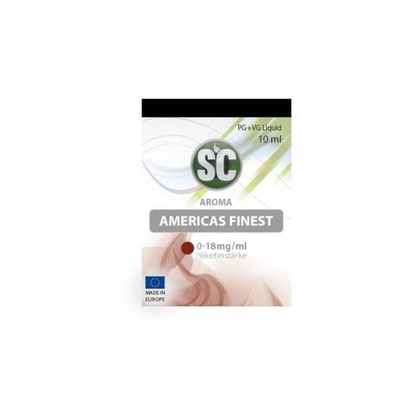 Liquid Americas Finest Tabak SC 10ml für E-Zigarette