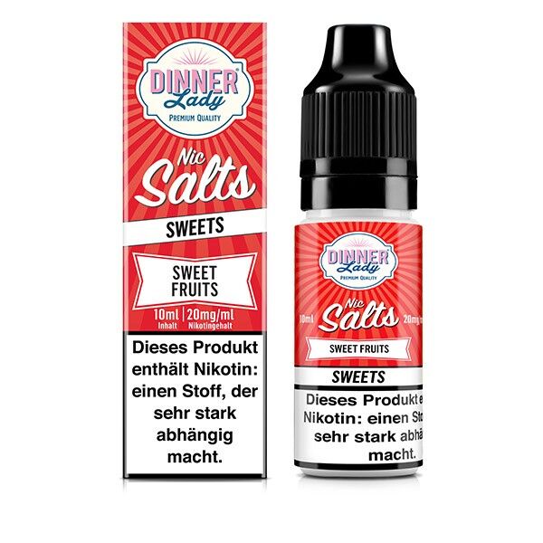 Liquid Nikotinsalz 50/50 - Sweet Fruits Dinner Lady 10ml