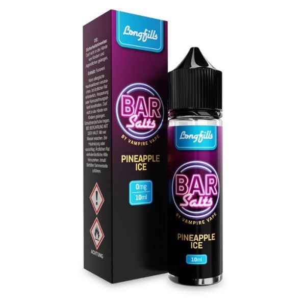 Aroma (Longfill) Bar Salts - Pineapple Ice Vampire Vape 10ml (60ml Flasche)