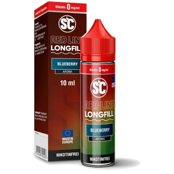 Aroma (Longfill) Blueberry SC Red Line 10ml (60ml Flasche)