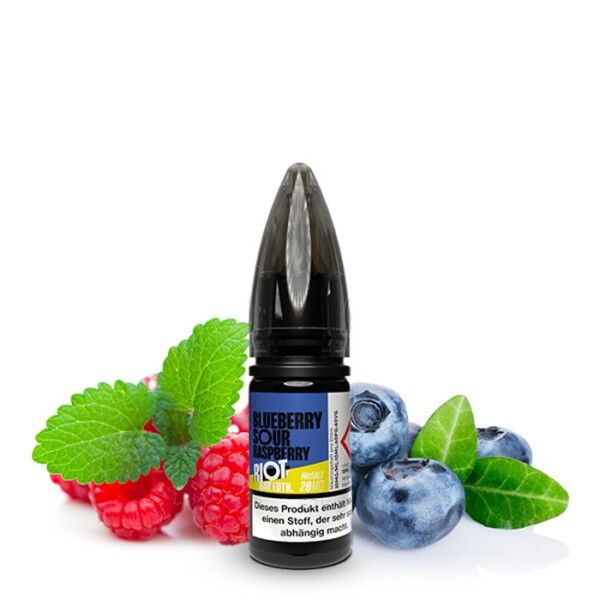 Liquid Nikotinsalz Bar Edition Blueberry Sour Raspberry Riot Squad 10ml