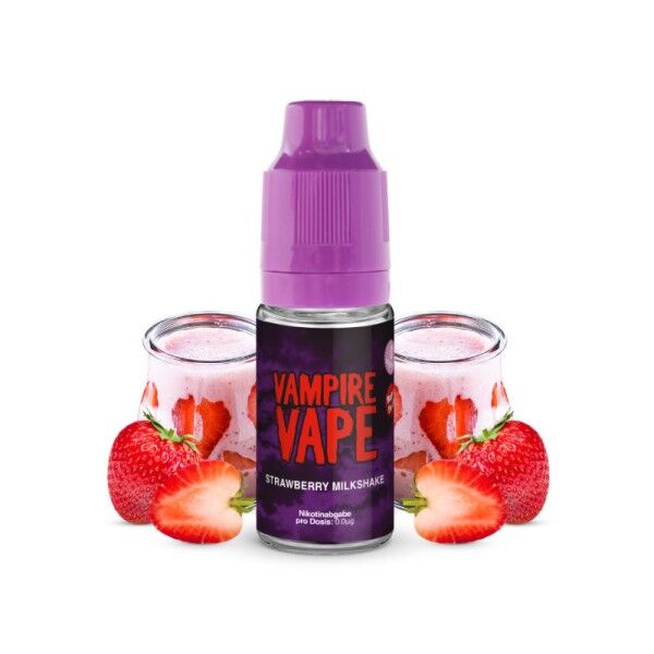 Liquid Strawberry Milkshake Vampire Vape 10ml