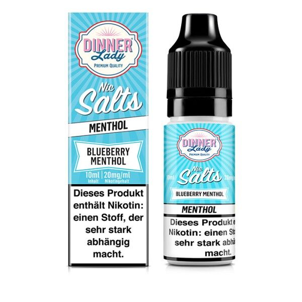 Liquid Nikotinsalz 50/50 - Blueberry Menthol Dinner Lady 10ml