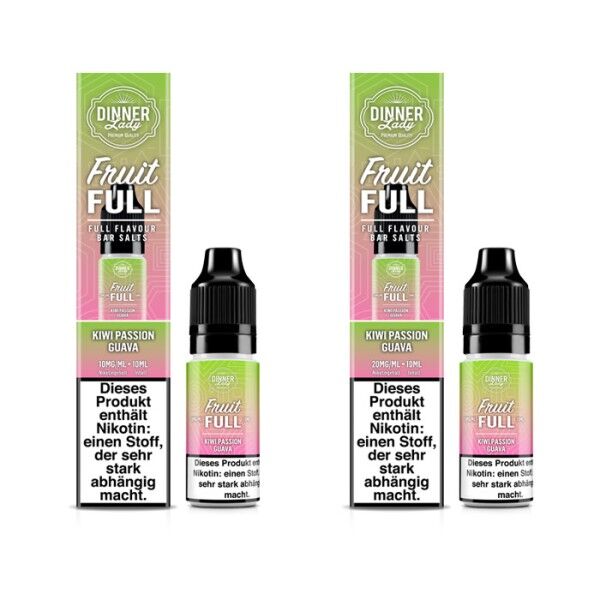 Liquid Nikotinsalz Fruit Full - Kiwi Passion Guava Dinner Lady 10ml