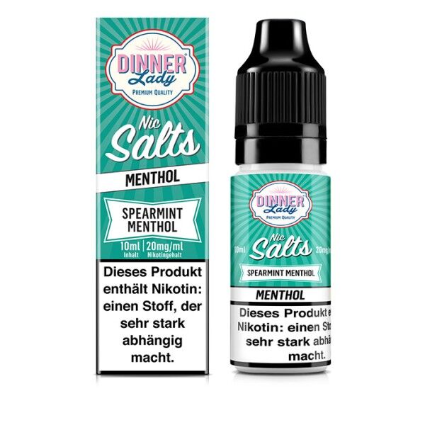 Liquid Nikotinsalz 50/50 - Spearmint Menthol Dinner Lady 10ml