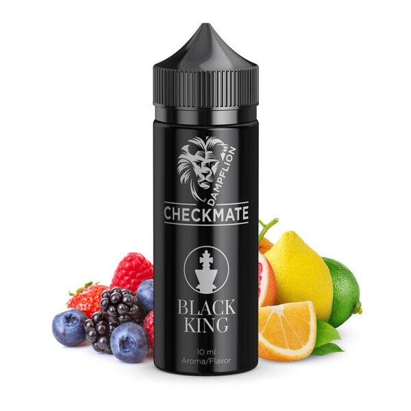Aroma (Longfill) Checkmate Black King Dampflion (120ml Flasche)