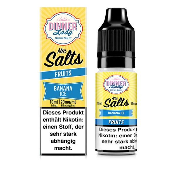 Liquid Nikotinsalz 50/50 - Banana Ice Dinner Lady 10ml