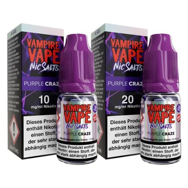 Liquid Nikotinsalz Purple Craze Vampire Vape 10ml