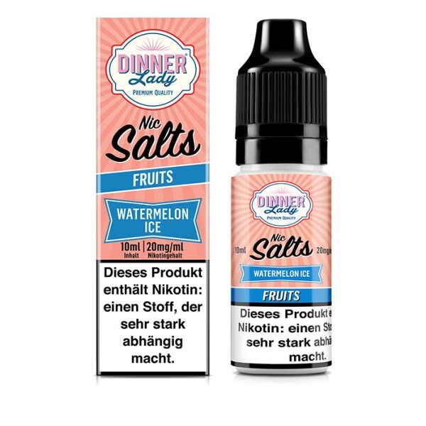 Liquid Nikotinsalz 50/50 - Watermelon Ice Dinner Lady 10ml