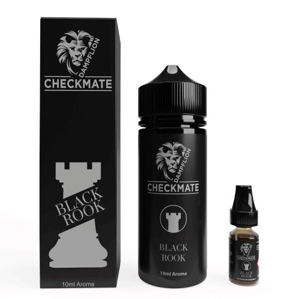 Aroma (Longfill) Checkmate Black Rook Dampflion 10ml (120ml Flasche)