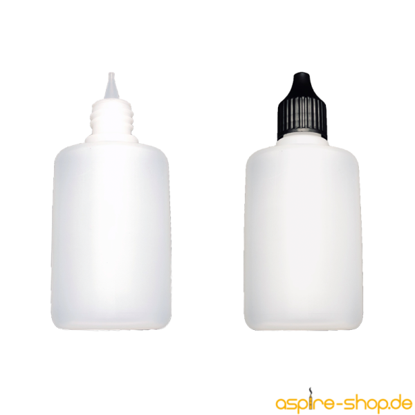 Liquidflasche 100ml HDPE oval mit Deckel