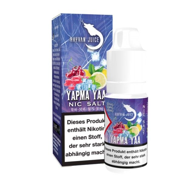 Liquid Nikotinsalz Yapma Yaa Hayvan Juice 10ml 18mg/ml